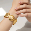 Pulsera La Concha - Colección de joyas Brisa Dorée