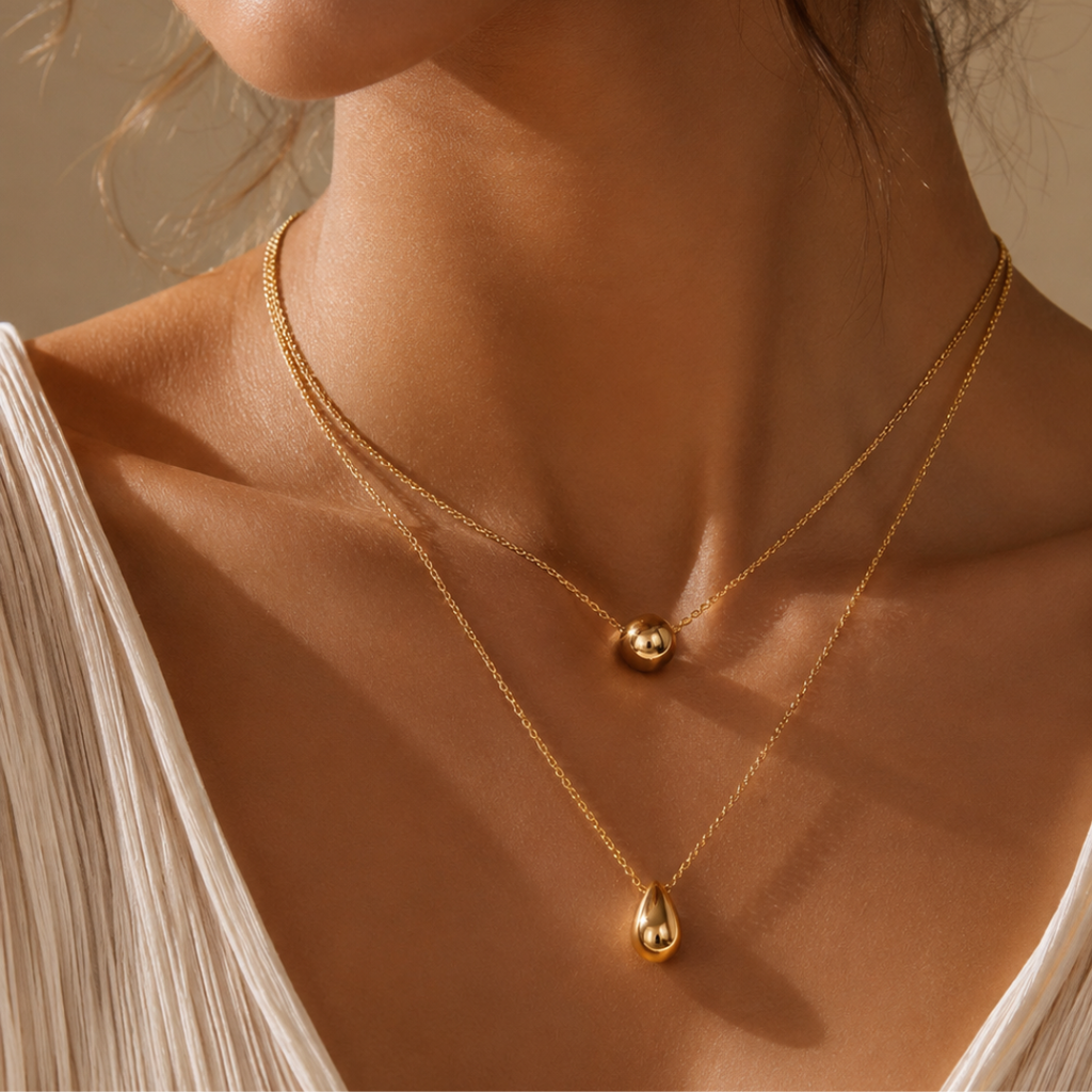 Collar Valentina - Colección Brisa Dorée