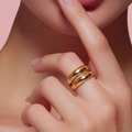 Moon Pearl Ring - Brisa Dorée Jewelry Collection