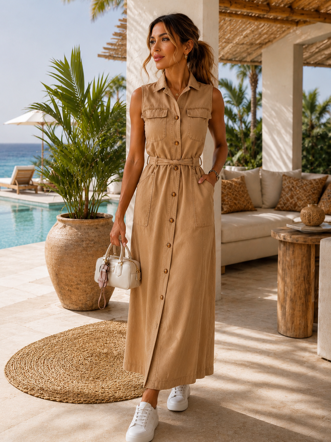Vestido Coastal Muse - Colección Costa Soleil