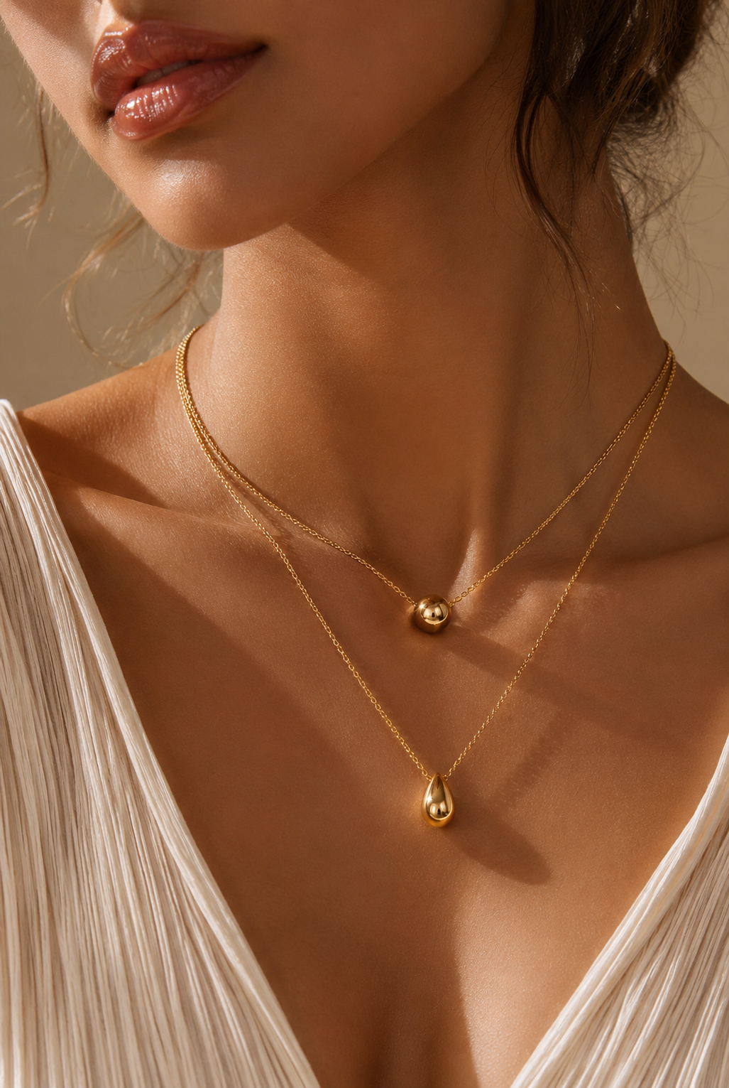 Collar Valentina - Colección Brisa Dorée