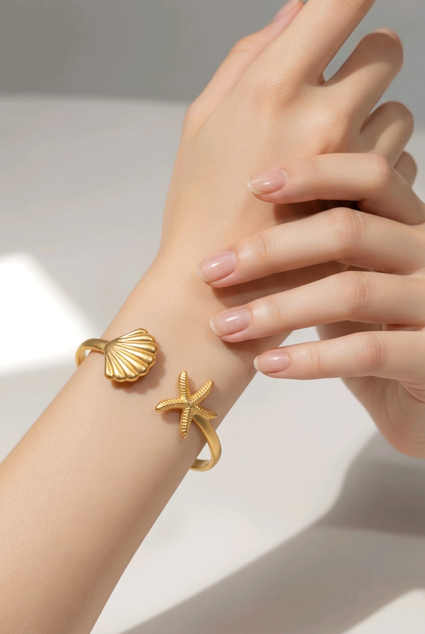 Bracelet Whispers of the Sea - Golden Breeze Jewelry Collection