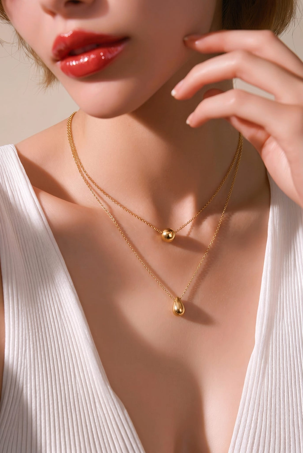 Collar Valentina - Colección Brisa Dorée